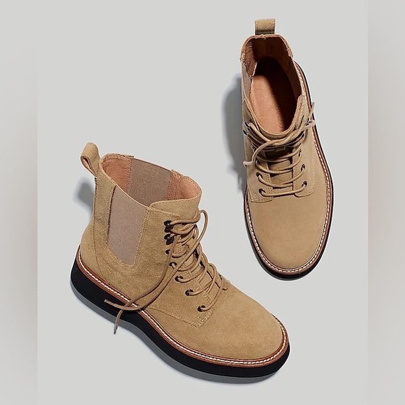 The Helen Platform Chelsea Boot in Suede size 8 - Picture 1 of 7